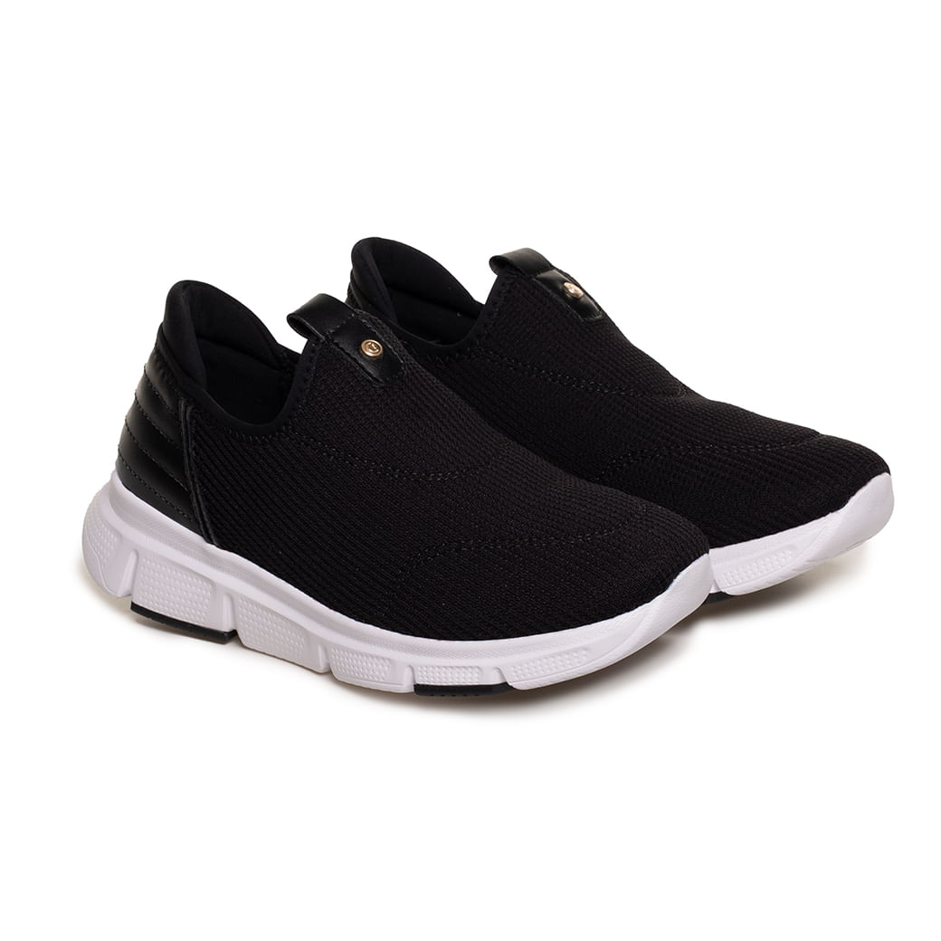 Comfortflex Tenis Casual 90302-8 PretoPreto Lycra ParisVerniz Flam PlusNapa Bl -6-